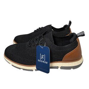 George Knit Dress Shoes 2.0 Comfort Men's Size 8 & 10 Memory Foam Black Lace Up